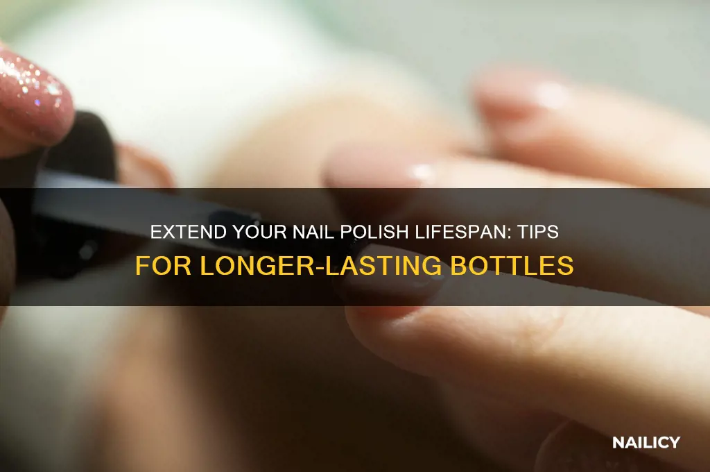 how to make nail polish last longer in bottle
