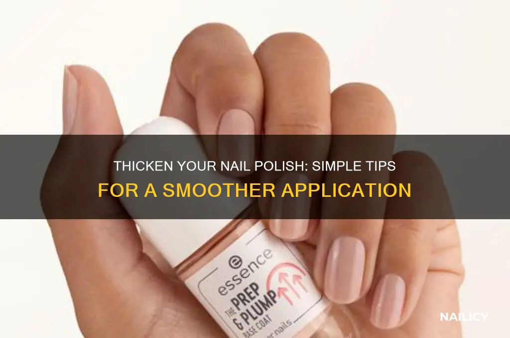 how to make nail polish less liquidy