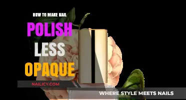 Sheer Brilliance: Tips to Make Your Nail Polish Less Opaque