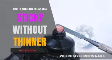 Quick Fixes to Reduce Nail Polish Stickiness Without Thinner