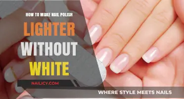 Lighten Nail Polish: Creative Tips Without Using White Polish