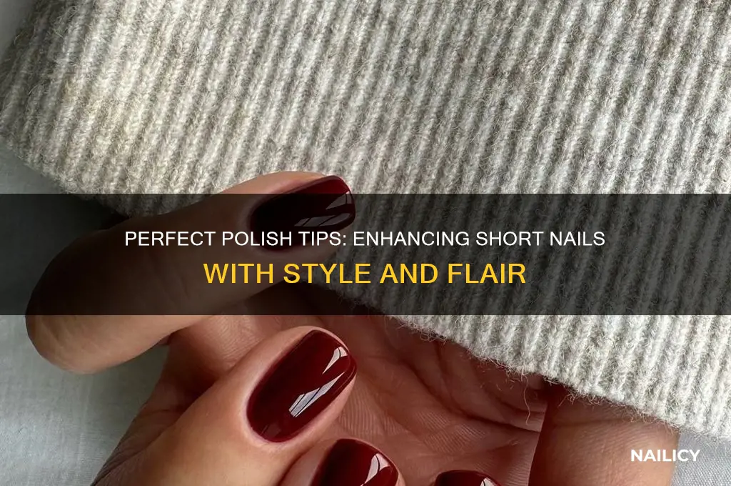 how to make nail polish look good on short nails