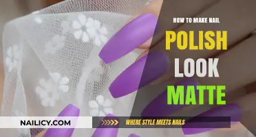 Achieve Perfect Matte Nails: Easy DIY Polish Transformation Tips