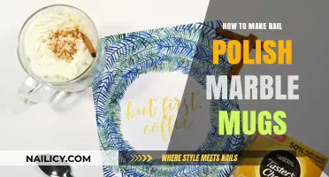 DIY Nail Polish Marble Mugs: Easy Crafting Guide