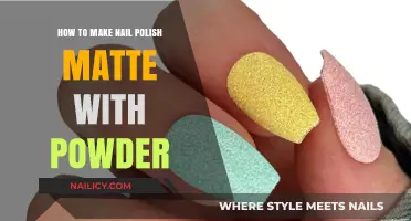 Transform Your Nail Polish: Easy Matte Finish with Powder