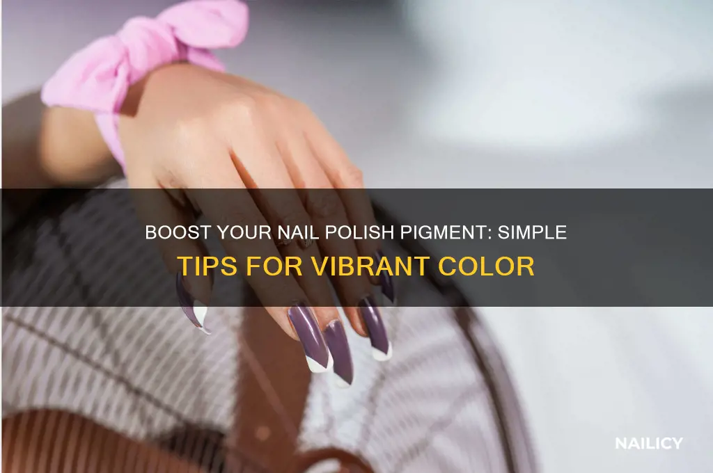 how to make nail polish more pigmented