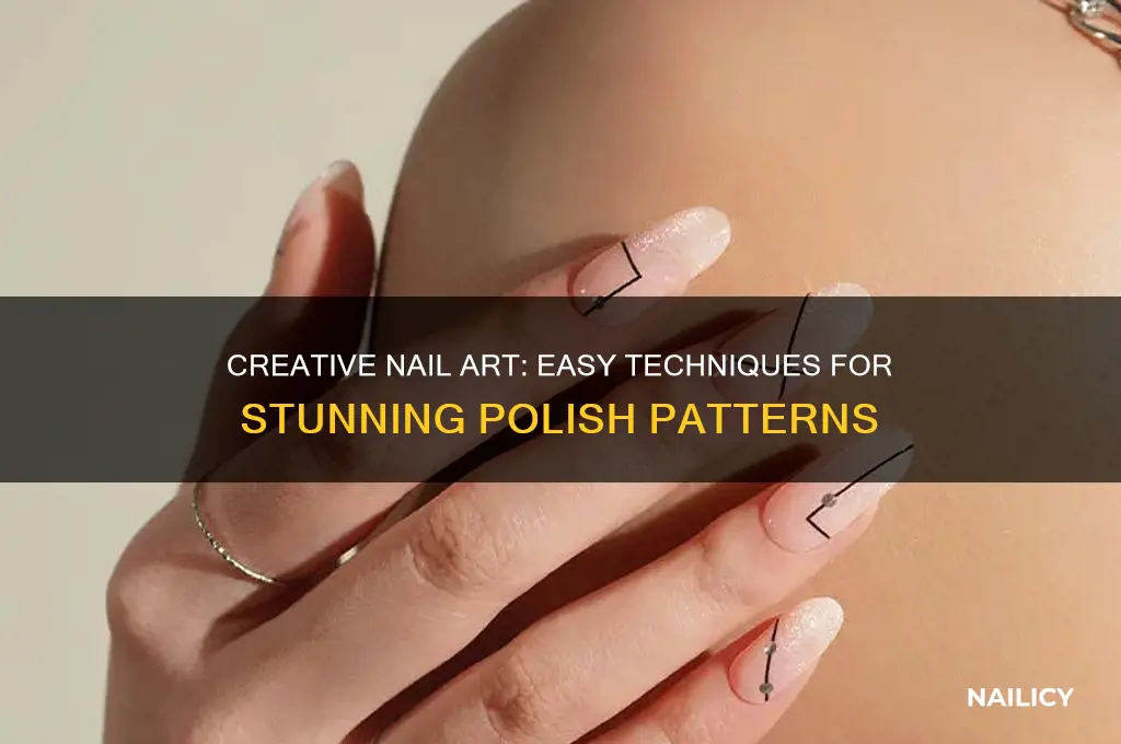 how to make nail polish patterns