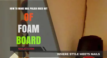 DIY Foam Board Nail Polish Rack: Easy & Affordable Storage Solution