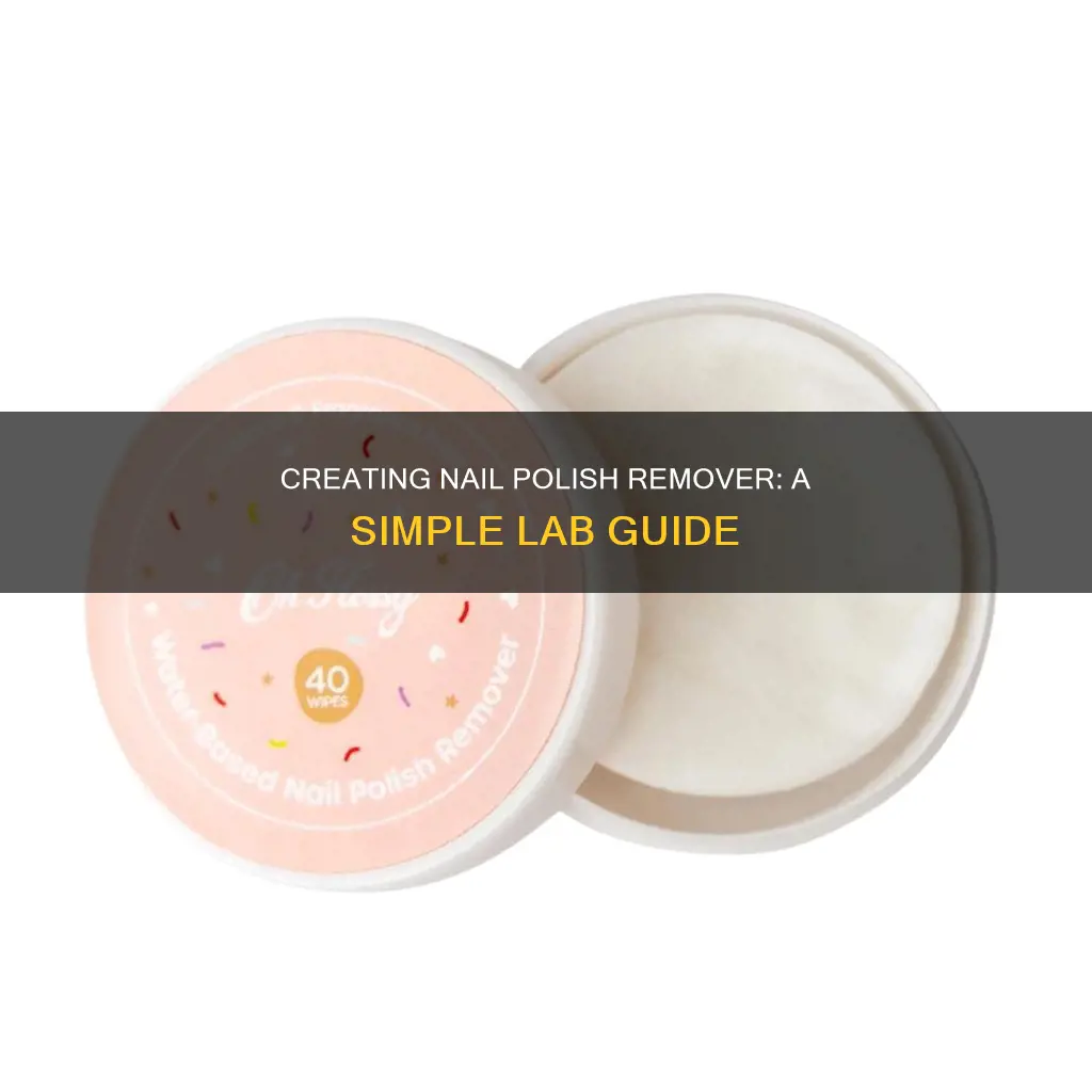 how to make nail polish remover in lab