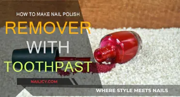 Make Nail Polish Remover with Toothpaste at Home