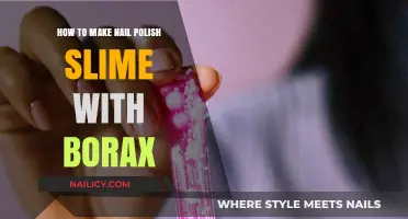 Create Shiny Nail Polish Slime Using Borax: Easy DIY Guide