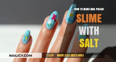 DIY Nail Polish Slime: Easy Salt Hack for Stretchy Fun