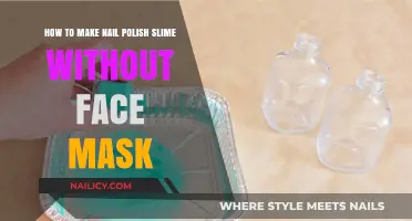 DIY Nail Polish Slime Recipe: No Face Mask Needed!
