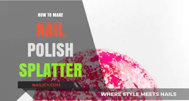 Creative Nail Art: Mastering the Perfect Polish Splatter Technique