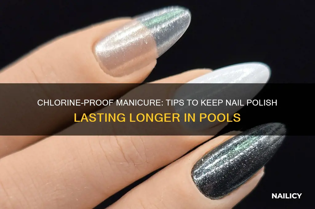 how to make nail polish stay on in chlorine