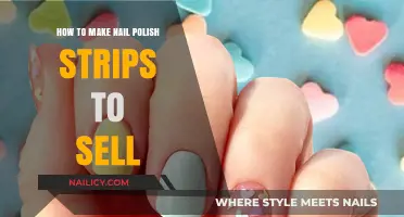 DIY Nail Polish Strips: Crafting and Selling Your Own Designs