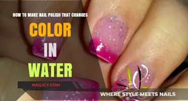 DIY Magic: Crafting Water-Reactive Color-Changing Nail Polish at Home