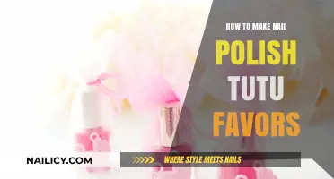 DIY Nail Polish Tutu Favors: Creative Party Gift Ideas