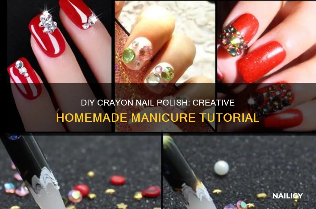 how to make nail polish using crayons