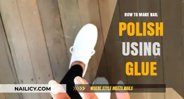 DIY Nail Polish: Crafting Creative Colors with Glue at Home