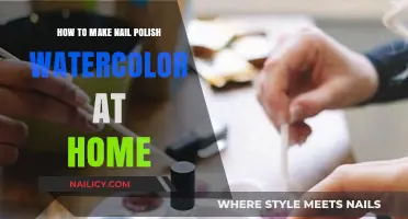 DIY Nail Polish Watercolor: Easy Homemade Art Technique Guide