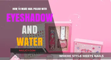 DIY Nail Polish: Transform Eyeshadow with Water for Custom Shades