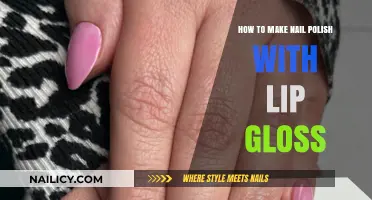 DIY Nail Polish: Transform Lip Gloss into Shiny Manicure Magic