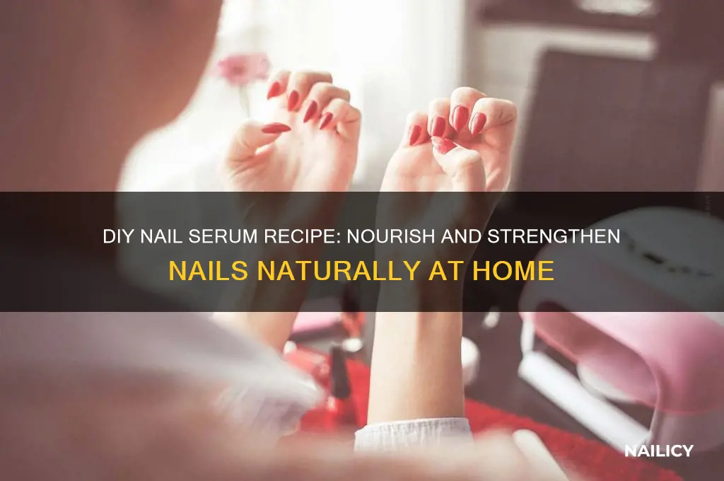 how to make nail serum at home