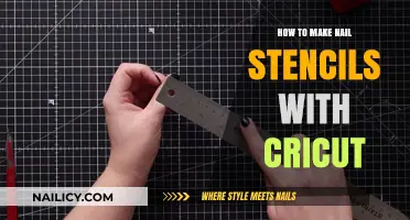 Crafting Custom Nail Stencils with Cricut: Easy DIY Guide