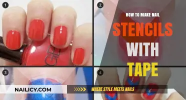 DIY Nail Stencils: Easy Tape Techniques for Perfect Designs