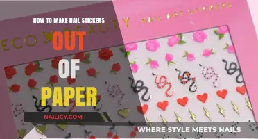 DIY Nail Art: Crafting Paper Stickers for Creative Manicures
