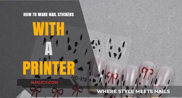 DIY Nail Art: Print Your Own Custom Nail Stickers at Home