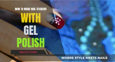Creating Custom Nail Stickers with Gel Polish