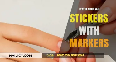DIY Nail Stickers: Create Custom Designs with Markers Easily