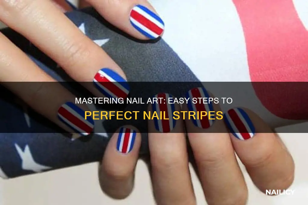 how to make nail stripes