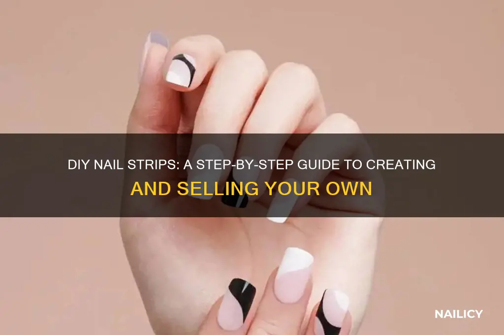 how to make nail strips to sell