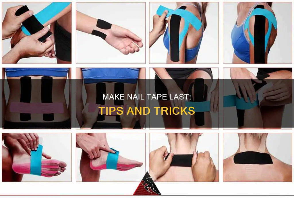 how to make nail tape stick longer