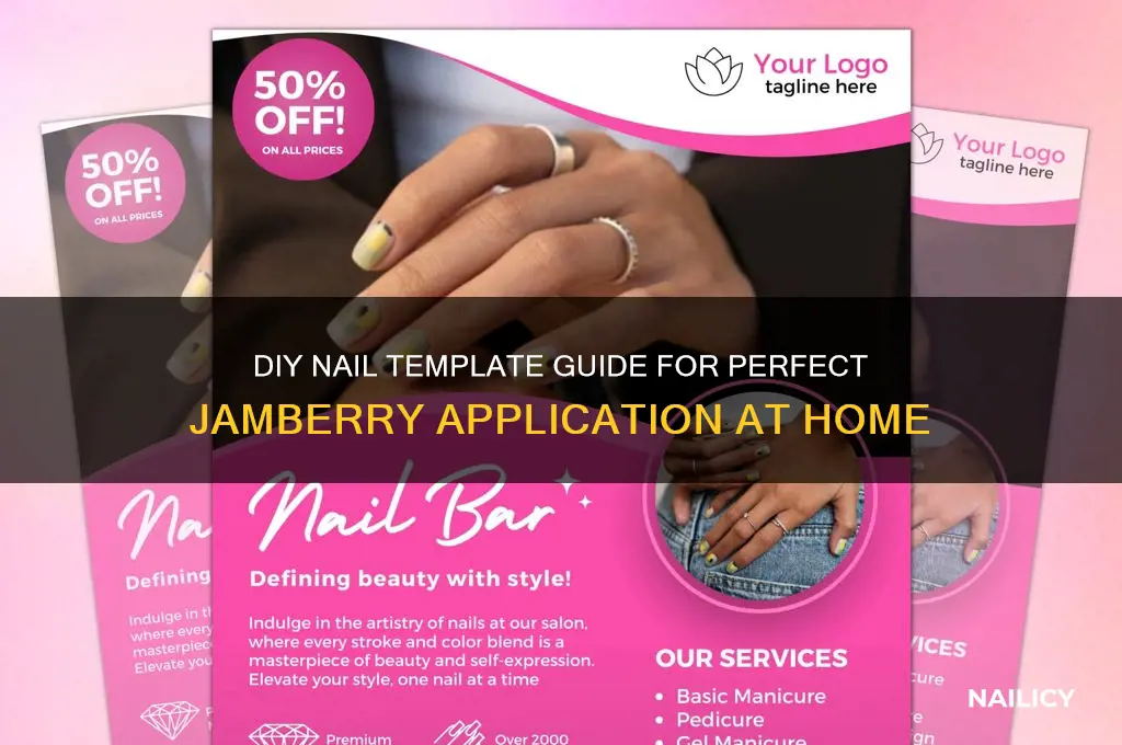 how to make nail template for jamberry