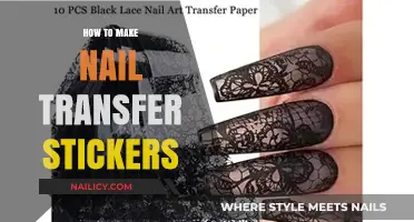 DIY Nail Art: Easy Steps to Create Transfer Stickers at Home