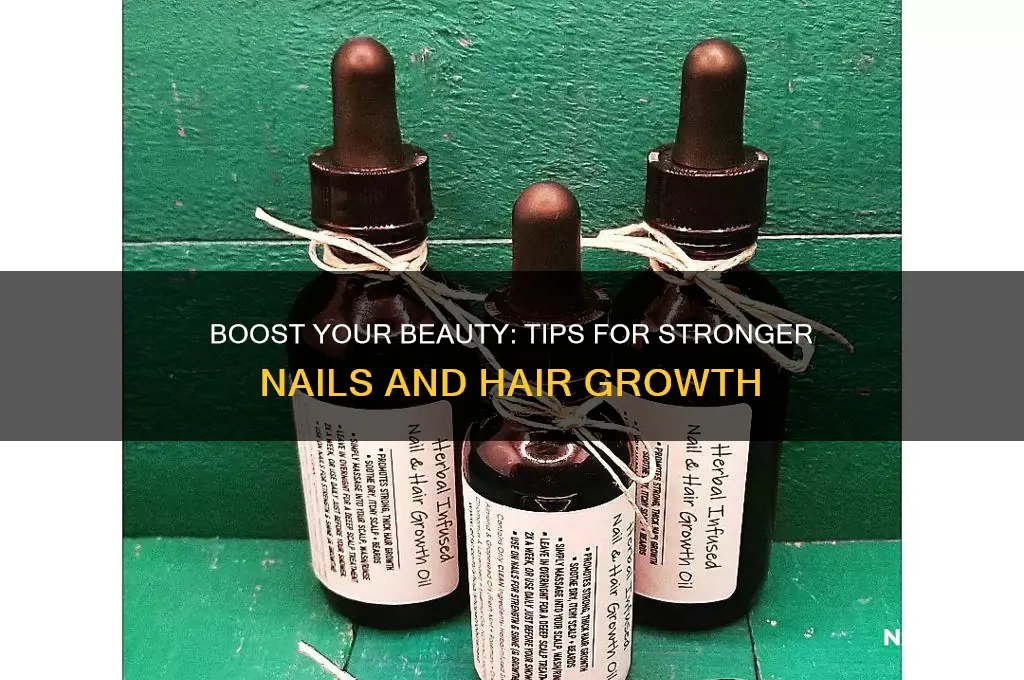 how to make nails and hair grow stronger