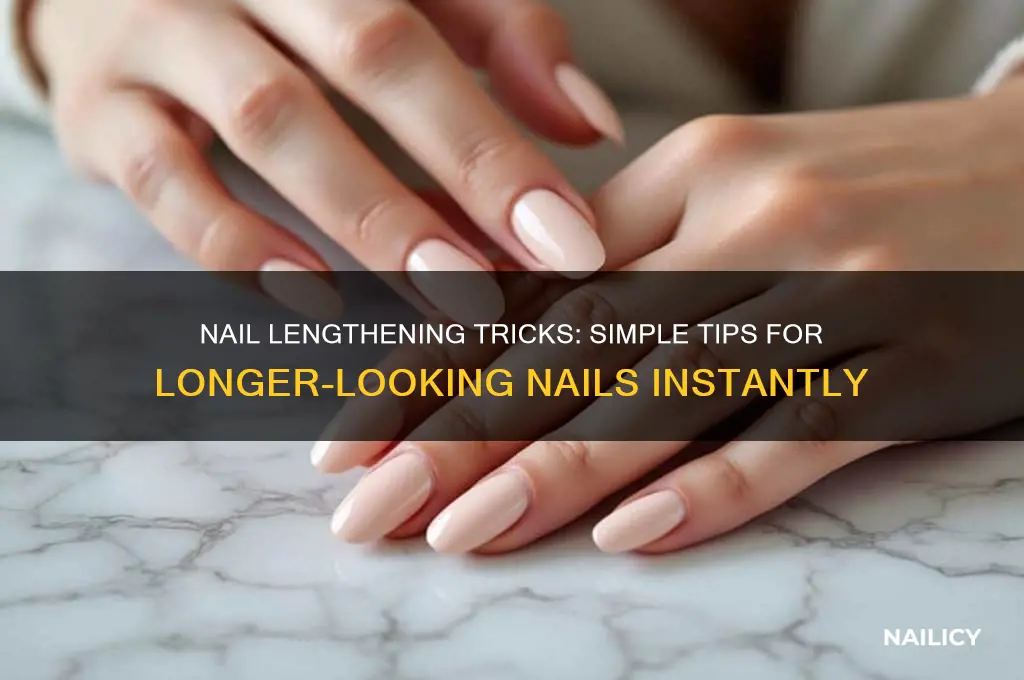 how to make nails appear longer