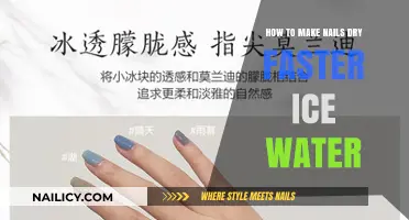 Speed Up Nail Drying: Ice Water Hack for Quick Results