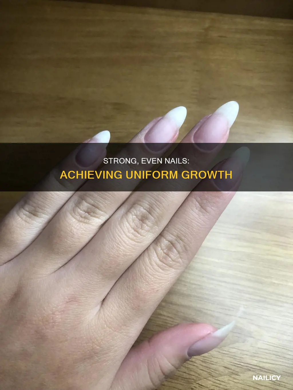how to make nails grow even
