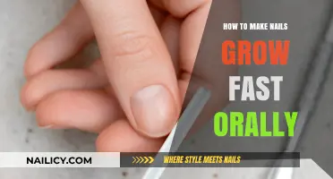 Boost Nail Growth: Orally and Effectively
