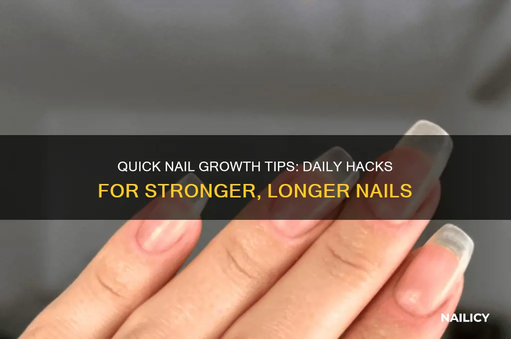 how to make nails grow faster in a day dailymotion