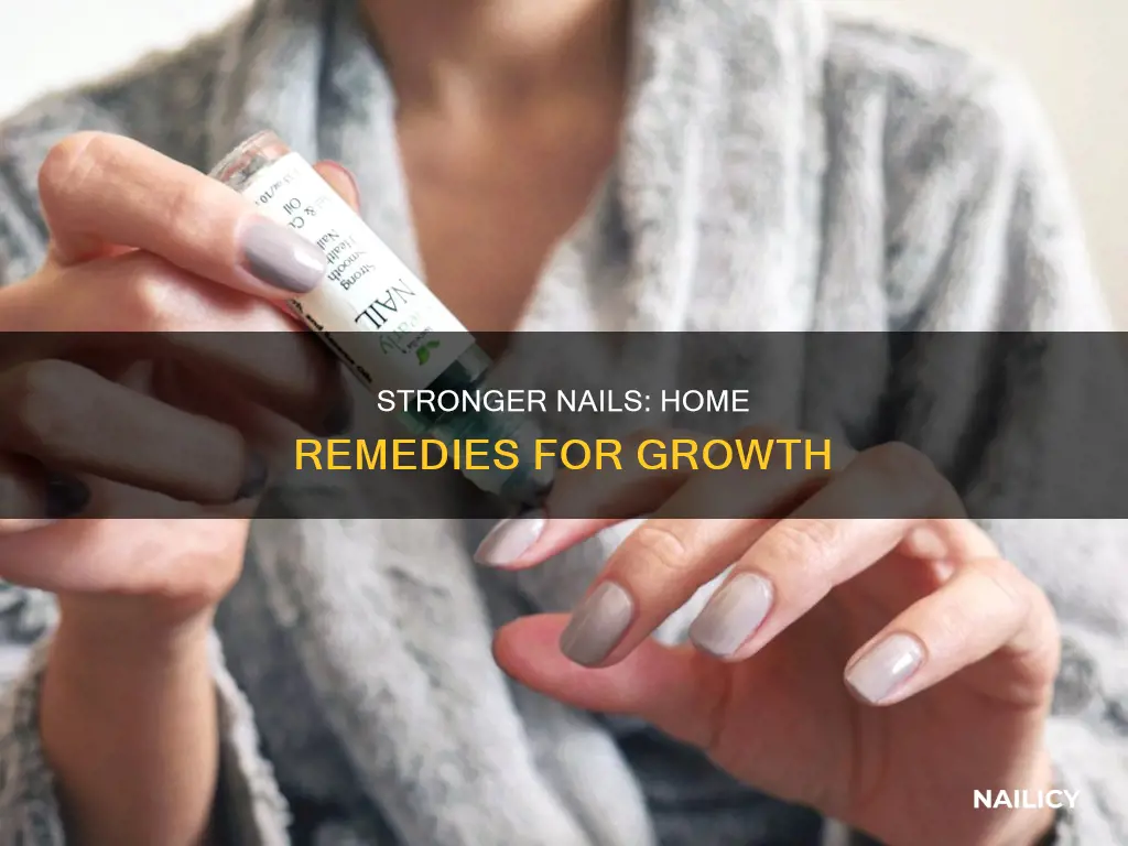 how to make nails grow stronger home remedies