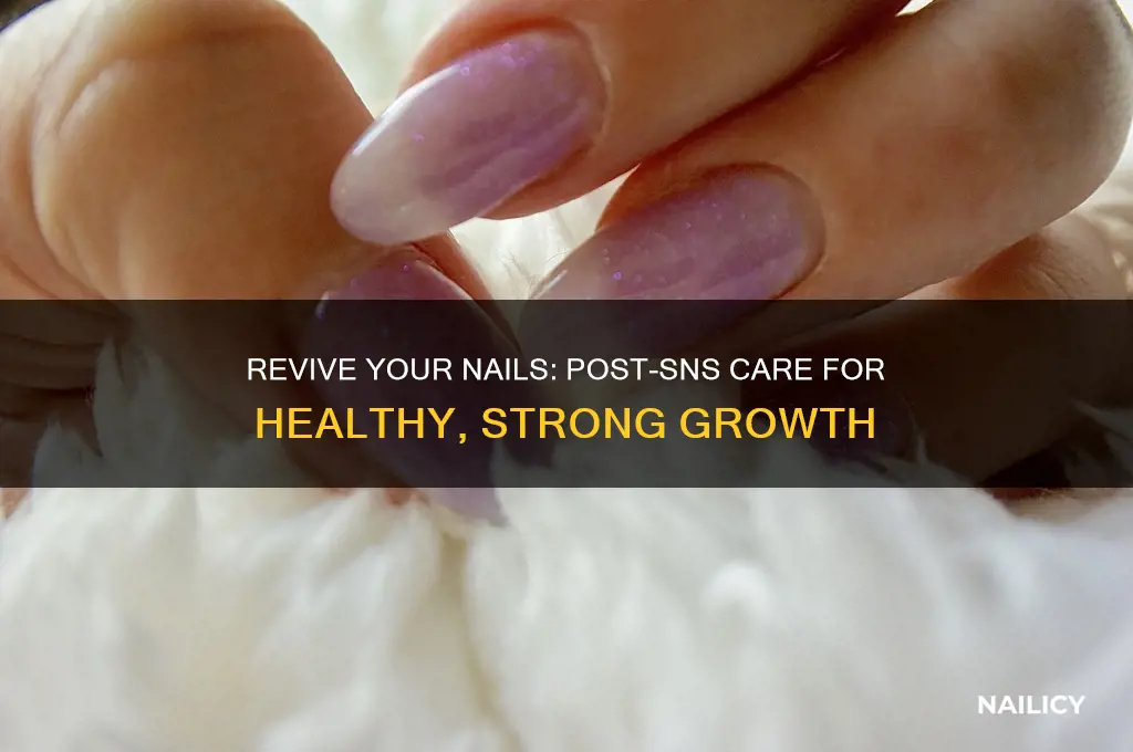 how to make nails healthy after sns