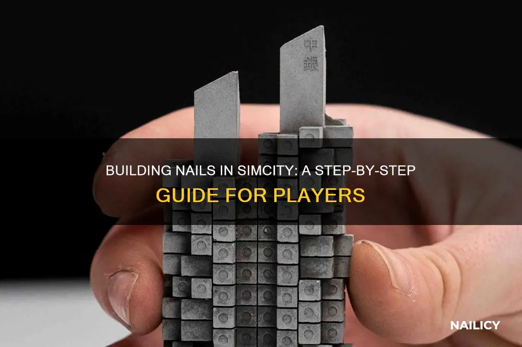 how to make nails in sim city