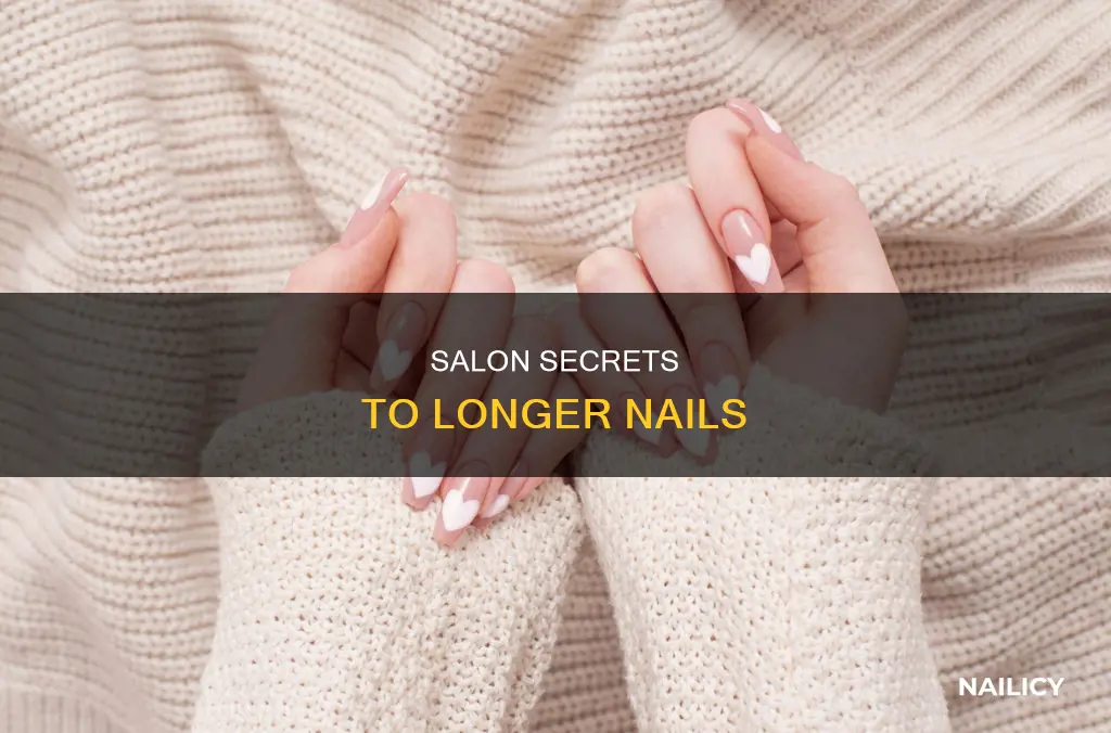 how to make nails longer at salon