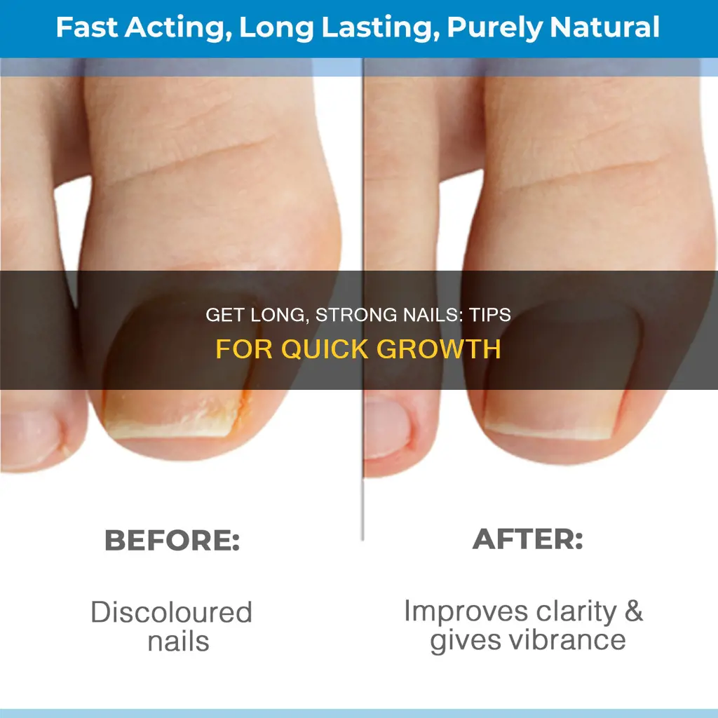how to make nails longer faster